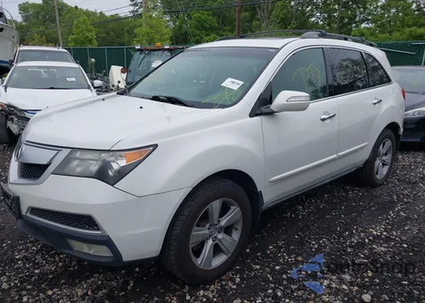 2011 Acura Mdx Technology Package from USA, damaged, VIN 2HNYD2H65BH510414